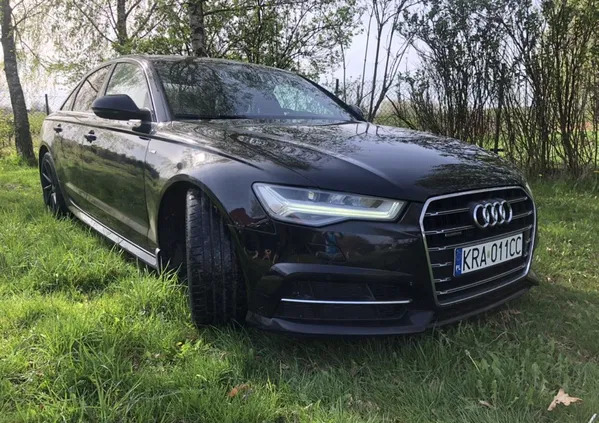 audi Audi A6 cena 110900 przebieg: 153950, rok produkcji 2017 z Narol